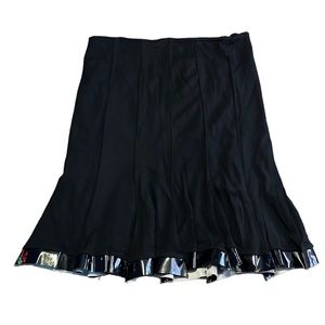 Alberto Makali VINTAGE Size 14 Black Skirt